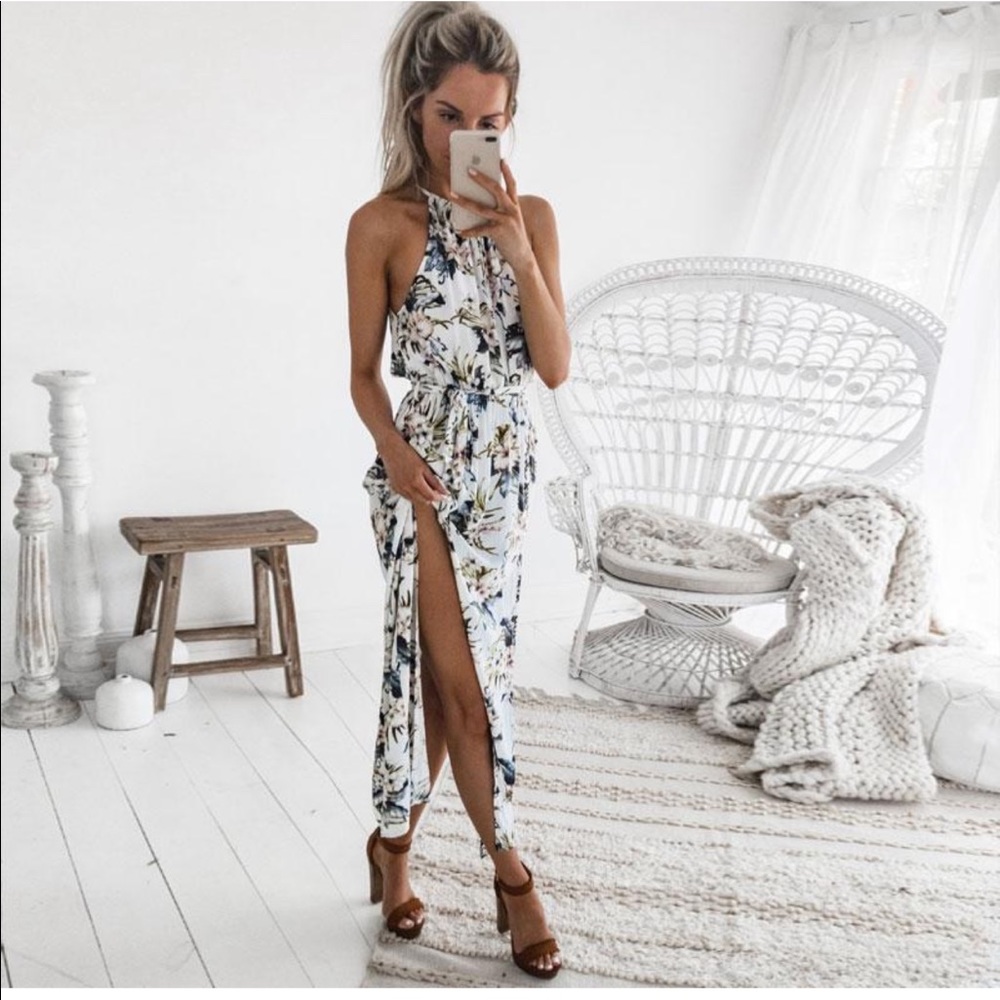 Flora's Boho Maxi Dress